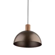 TK Lighting OSLO függeszték fém, fa, barna, E27 - TK-4508