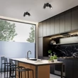 TK Lighting JET mennyezet lámpa fém, fekete, GU10 - TK-4539