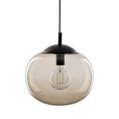 TK Lighting VIBE függeszték fém, üveg, fekete, topáz, E27 - TK-4677