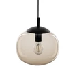 TK Lighting VIBE függeszték fém, üveg, fekete, topáz, E27 - TK-4703