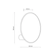 TK Lighting PULSE fali lámpa fa, szövet, barna, E27 - TK-4814