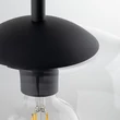 TK Lighting VIBE függeszték fém, üveg, fekete, áttetsző, E27 - TK-4817
