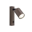 TK Lighting VIBE fali lámpa fém, barna, GU10 - TK-4872