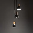 TK Lighting CAIRO függeszték fém, fa, fekete, barna, E27 - TK-4895