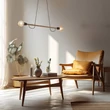 TK Lighting HELIX függeszték fém, fa, fekete, barna, E27 - TK-4948