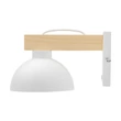 TK Lighting OSLO fali lámpa fém, fa, fehér, barna, E27 - TK-4962