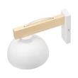 TK Lighting OSLO fali lámpa fém, fa, fehér, barna, E27 - TK-4962