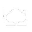TK Lighting CLOUD fali lámpa fém, szürke, G9 - TK-4965