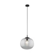 TK Lighting VIBE függeszték fém, üveg, fekete, szürke, E27 - TK-4972