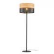 TK Lighting NICOL állólámpa fém, fa, fekete, barna, E27 - TK-5123