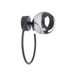 TK Lighting ANNABELLE fali lámpa fém, üveg, fekete, grafit, G9 - TK-5256