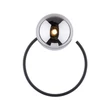 TK Lighting ANNABELLE fali lámpa fém, üveg, fekete, grafit, G9 - TK-5256