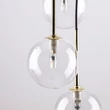 TK Lighting NILOS függeszték fém, üveg, fekete, áttetsző, G9 - TK-5362