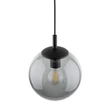 TK Lighting ESME függeszték fém, üveg, fekete, szürke, E27 - TK-5379