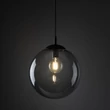 TK Lighting ESME függeszték fém, üveg, fekete, szürke, E27 - TK-5380