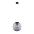 TK Lighting ESME függeszték fém, üveg, fekete, szürke, E27 - TK-5380