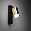 TK Lighting TOP fali lámpa fém, fekete, arany, Gu10 - TK-6087