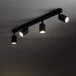 TK Lighting TOP mennyezeti spotlámpa fém, fekete, GU10 - TK-6177
