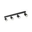 TK Lighting TOP mennyezeti spotlámpa fém, fekete, GU10 - TK-6177