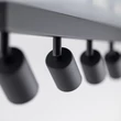 TK Lighting TOP mennyezeti spotlámpa fém, fekete, GU10 - TK-6178