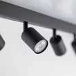 TK Lighting TOP mennyezeti spotlámpa fém, fekete, GU10 - TK-6178