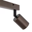 TK Lighting TOP mennyezeti spotlámpa fém, barna, GU10 - TK-6180
