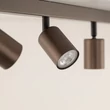 TK Lighting TOP mennyezeti spotlámpa fém, barna, GU10 - TK-6183