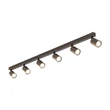 TK Lighting TOP mennyezeti spotlámpa fém, barna, GU10 - TK-6183