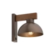 TK Lighting OSLO fali lámpa fém, fa, barna, E27 - TK-6279