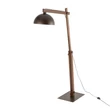 TK Lighting OSLO állólámpa fém, fa, barna, E27 - TK-6319