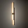 TK Lighting FLASH fali lámpa fém, fa, fekete, barna, LED, 24W, 3000K, 1200Lm - TK-6416