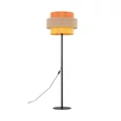 TK Lighting TRIO állólámpa fém, szövet, fekete, narancssárga, sárga, E27 - TK-6451