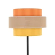 TK Lighting TRIO állólámpa fém, szövet, fekete, narancssárga, sárga, E27 - TK-6451