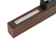 TK Lighting TEO fali lámpa fém, fa, fekete, barna, LED, 3W, 3000K, 270Lm - TK-6613