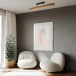 TK Lighting TEO mennyezet lámpa fém, fa, fekete, barna, LED, 22W, 3000K, 2807Lm - TK-6614