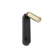 TK Lighting ENZO fali lámpa fém, fekete, arany, G9 - TK-6623