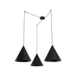 TK Lighting CONO függeszték fém, fekete, E27 - TK-6629