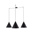 TK Lighting CONO függeszték fém, fekete, E27 - TK-6629