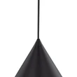 TK Lighting CONO függeszték fém, fekete, E27 - TK-6630