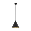 TK Lighting CONO függeszték fém, fekete, E27 - TK-6630