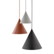 TK Lighting CONO függeszték fém, fekete, téglasz1n, szürke, E27 - TK-6633