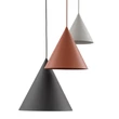 TK Lighting CONO függeszték fém, fekete, téglasz1n, szürke, E27 - TK-6633