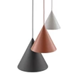 TK Lighting CONO függeszték fém, fekete, téglasz1n, szürke, E27 - TK-6633