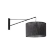 TK Lighting GLORII fali lámpa fém, szövet, fekete, E27 - TK-6639