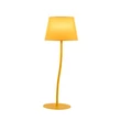 TK Lighting NICOLA asztali lámpa fém, szövet, sárga, E27 - TK-6641