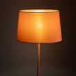 TK Lighting NICOLA állólámpa fém, szövet, narancssárga, E27 - TK-6644