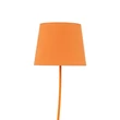 TK Lighting NICOLA állólámpa fém, szövet, narancssárga, E27 - TK-6644