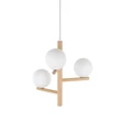 TK Lighting ESTERA függeszték fém, fa, barna, fehér, G9 - TK-6799