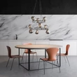 TK Lighting ANNABELLE függeszték fém, üveg, fekete, szürke, G9 - TK-6845
