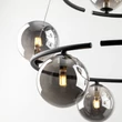TK Lighting ANNABELLE függeszték fém, üveg, fekete, szürke, G9 - TK-6845